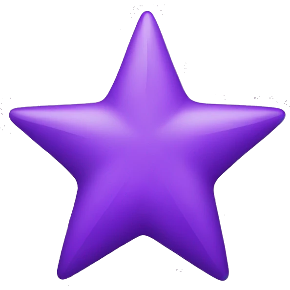 Purple star emoji