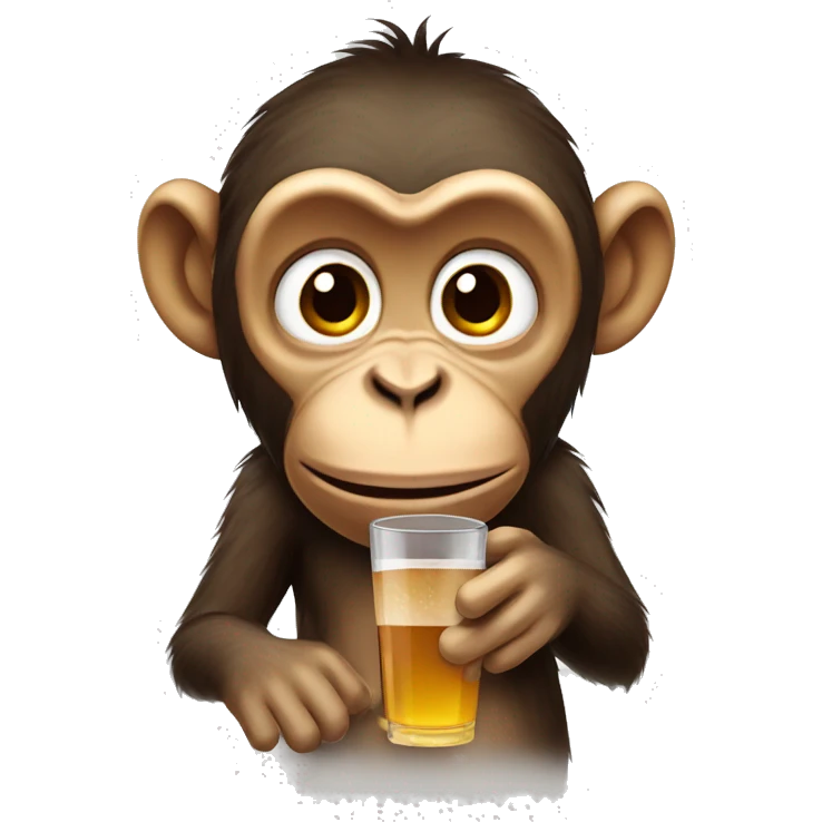 thirsty monkey  emoji