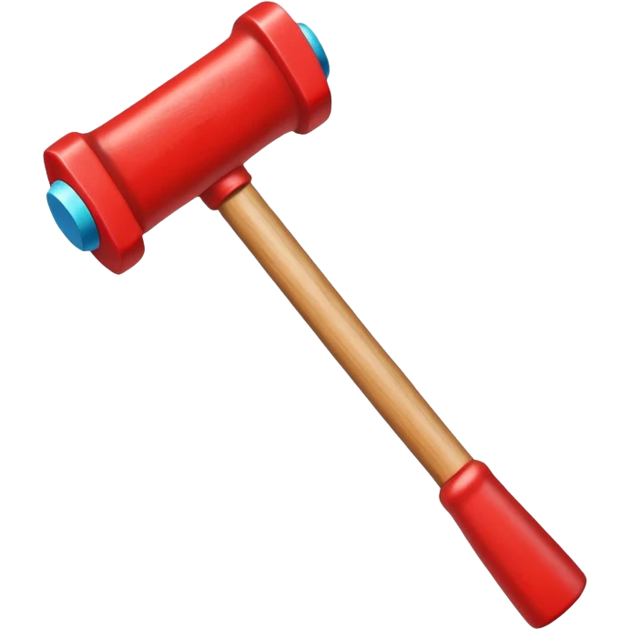 Martelo de brincar como os que são usados na festa do sao joao emoji