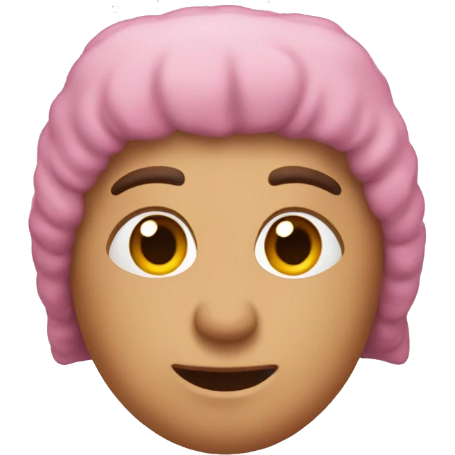 Pink cozy scard emoji
