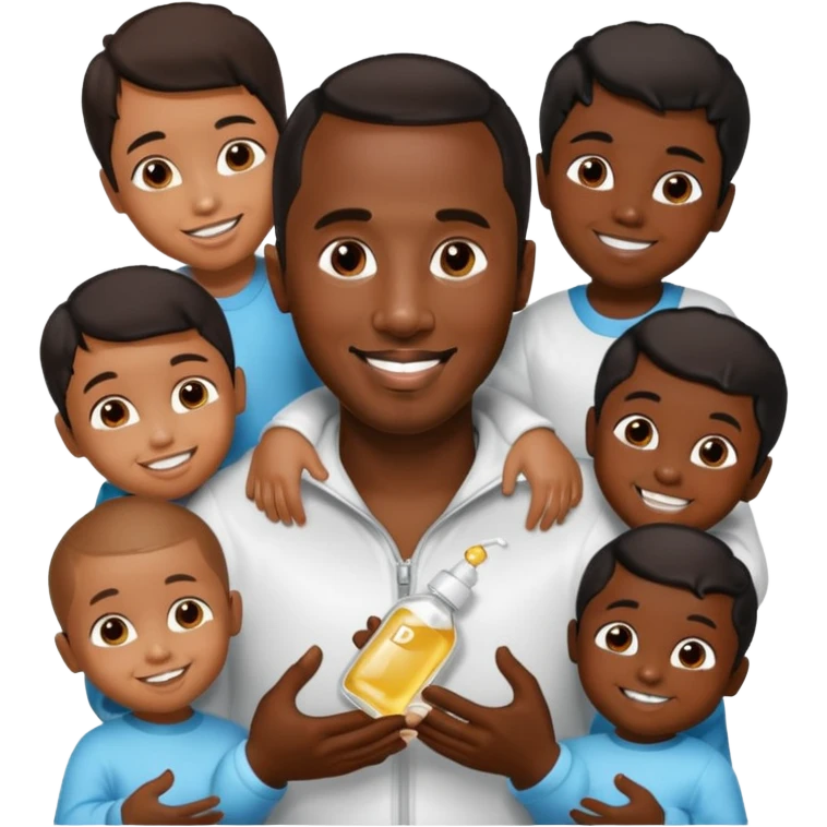 make me p diddy with baby oil and  I want it to have kids around him but the kids need to be black, very black emoji