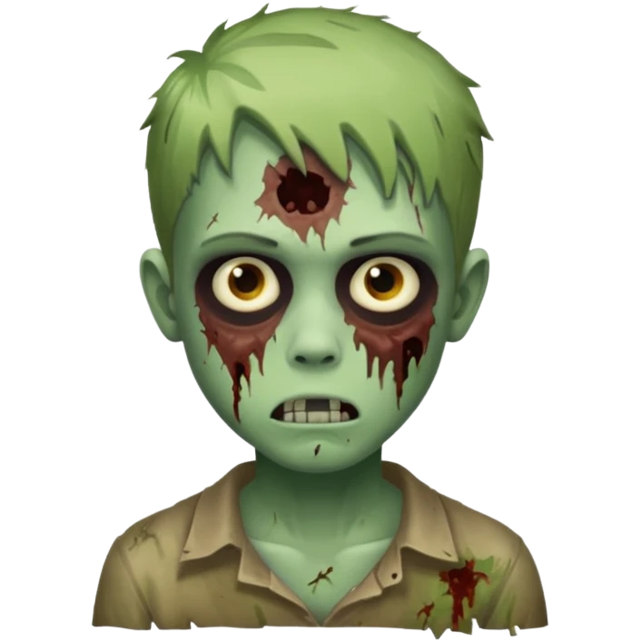 quero um emoji de um menino com pele de zumbi  emoji