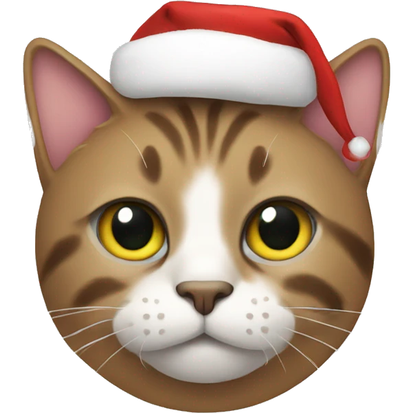 Cat xmas emoji