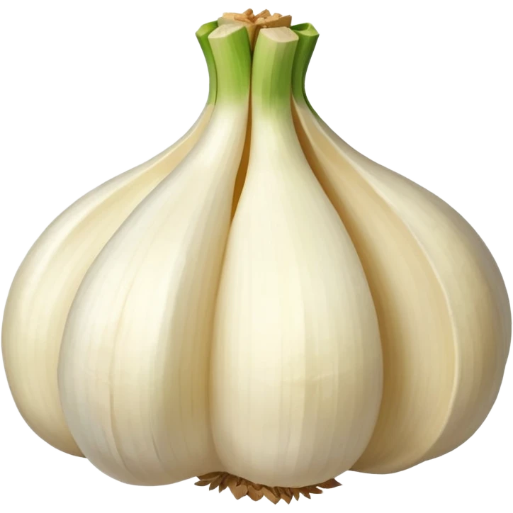 minced garlic emoji - garlic clove with cubed garlic emoji