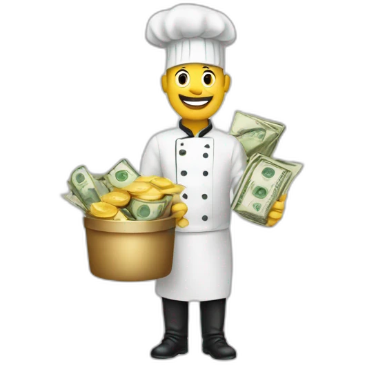 chef with money in his hands emoji