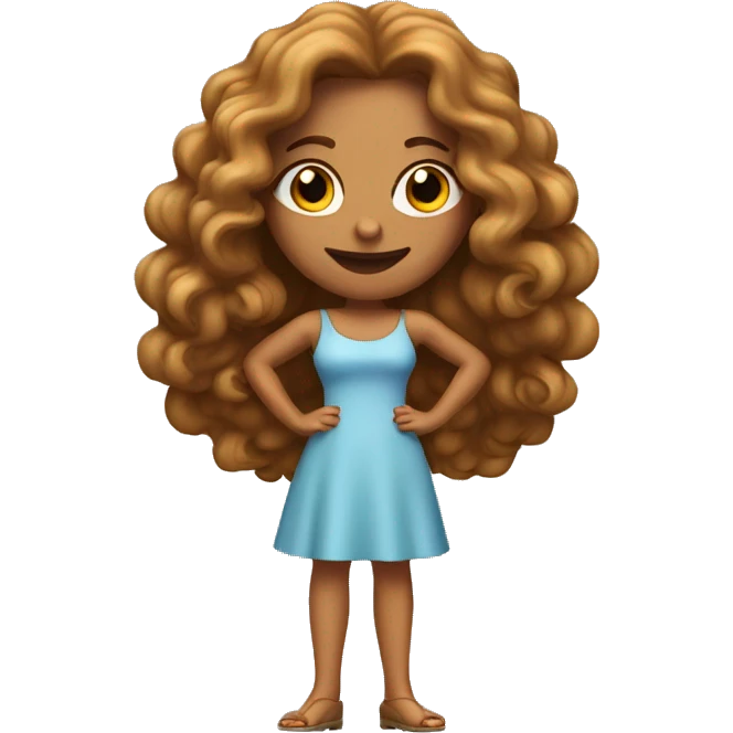 Tan woman with long curly hair relator with for sale sign  emoji