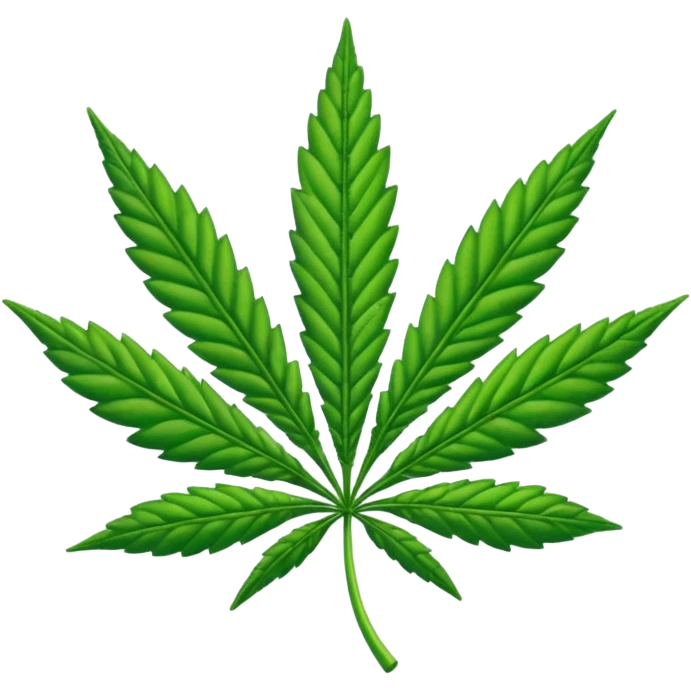 Marihuana hoja emoji