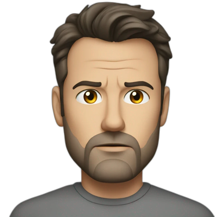 Ben Affleck serious emoji
