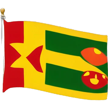 Karnataka flag yellow and red colour only emoji create emoji