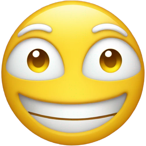 Emoji Face with stars emoji instead of eyes emoji
