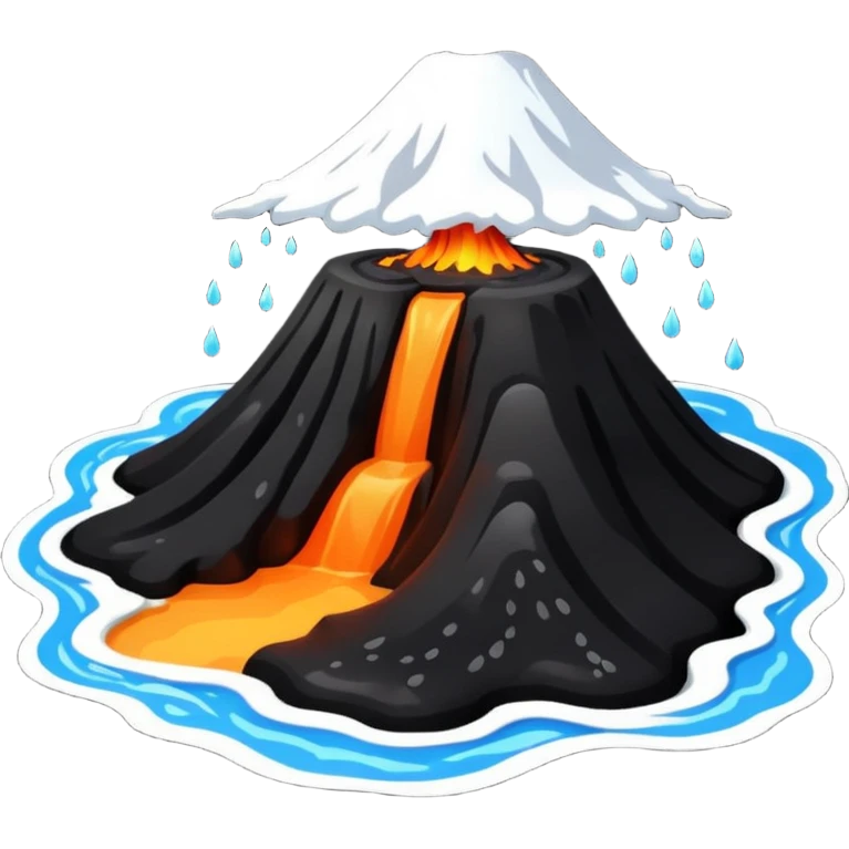 icelands black sand beach emoji
