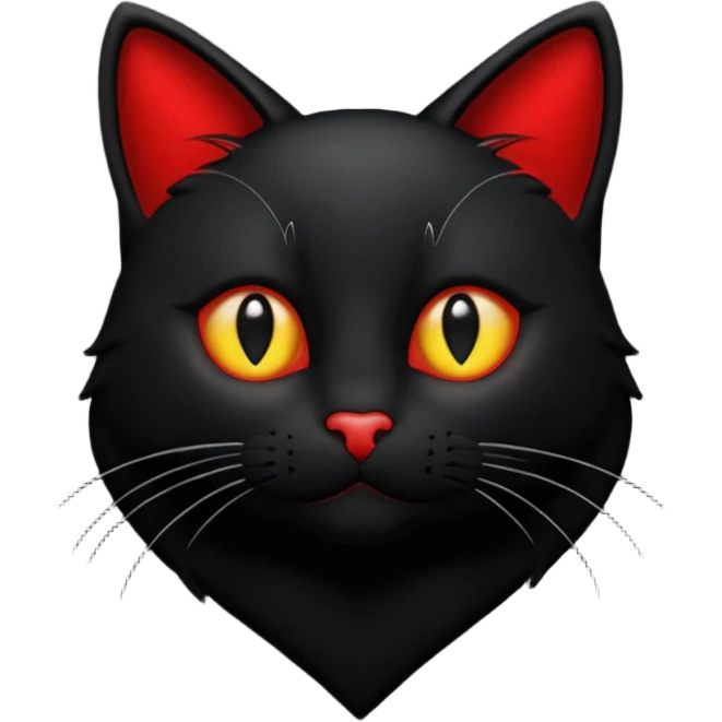 Coeur avec un chat emoji