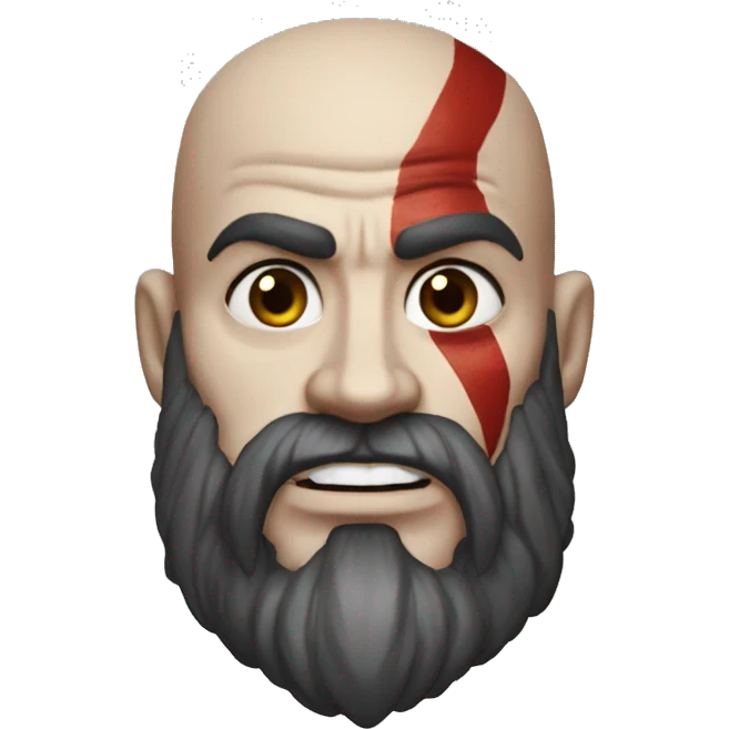 Kratos god of war emoji