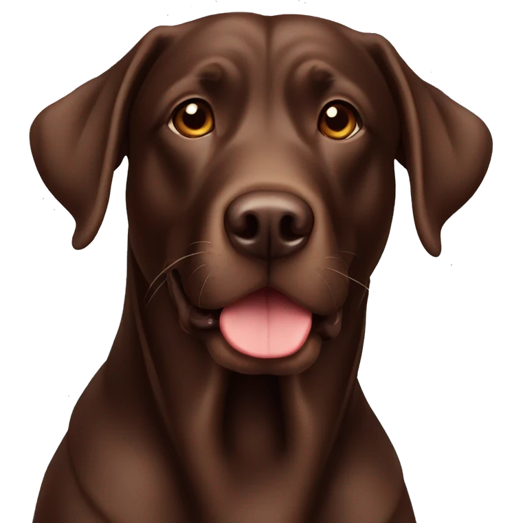 chocolate lab emoji