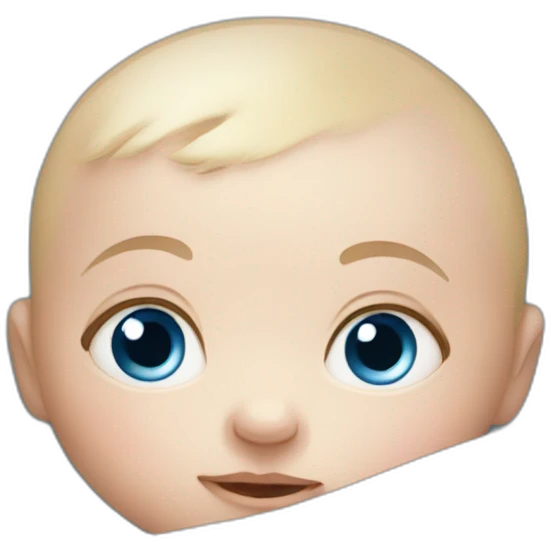 newborn with blue eyes emoji