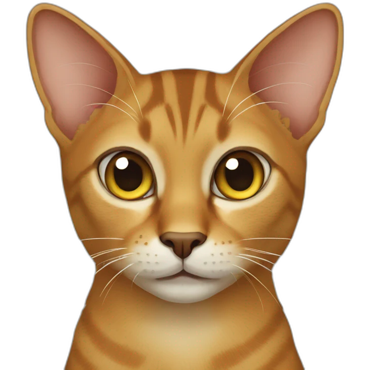 Abessinian cat emoji