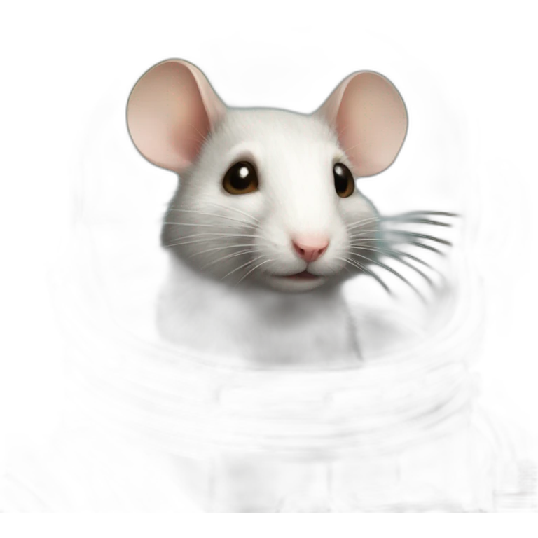 astronaut old rat realistic emoji