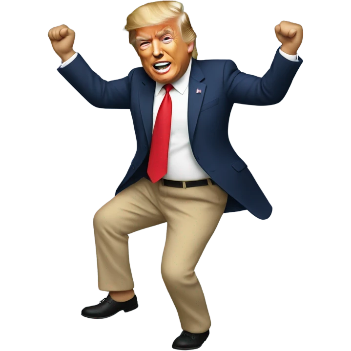 Donald trump dancing emoji