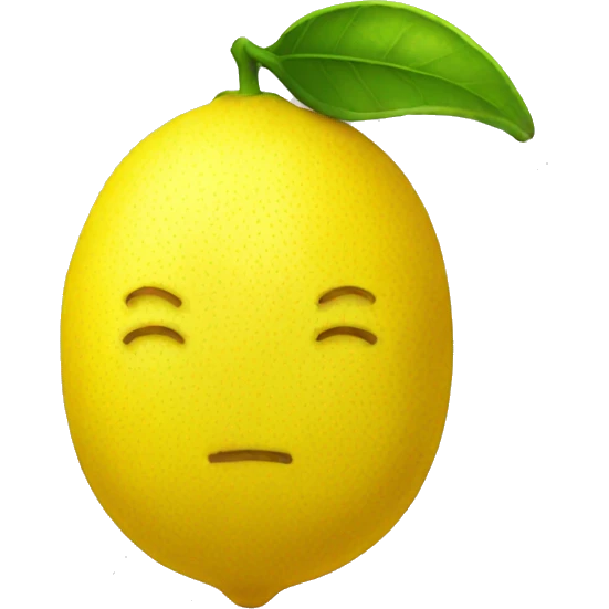 lemon emoji