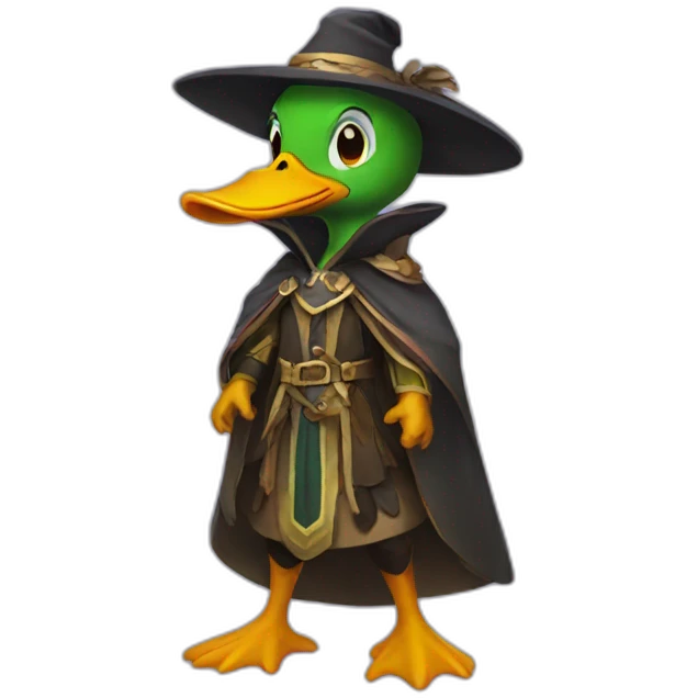 Duck warlock emoji