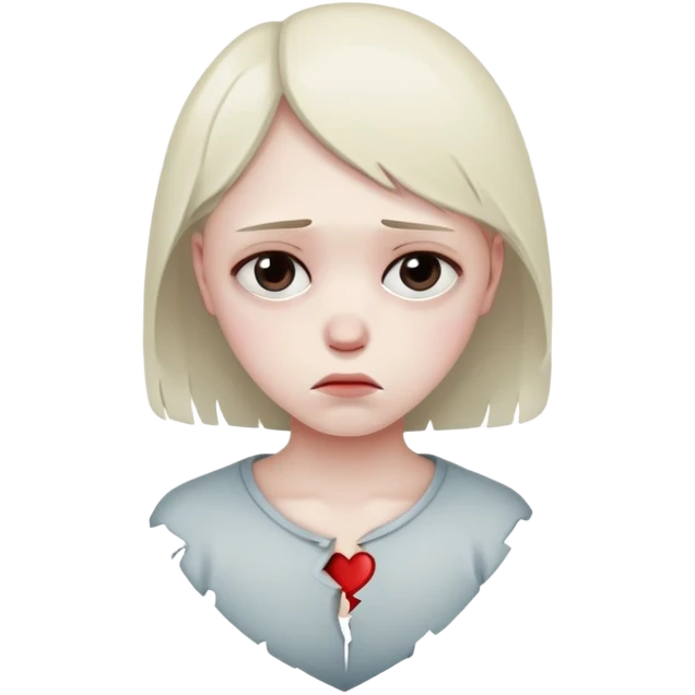 Corazón roto y triste  emoji