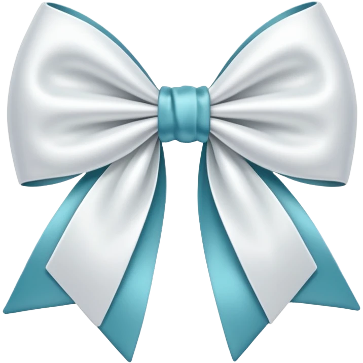 Un noeud blanc emoji