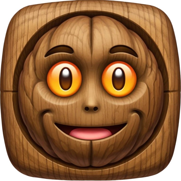 One Closed Walnut (Juglandaceae) emoji