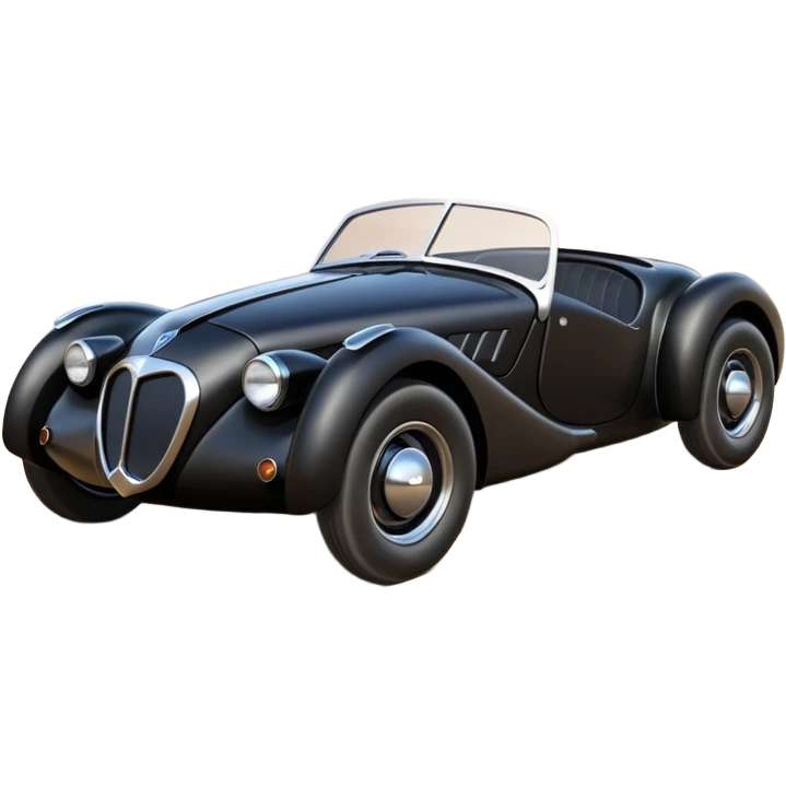 futuristic Batman’s Venomobile loosely based on 1956 MG Midget (flat long straight organically-shaped mechanical roomy interior seating inside the body) stealthy town hot rod desert dirt racing rwd rail emoji
