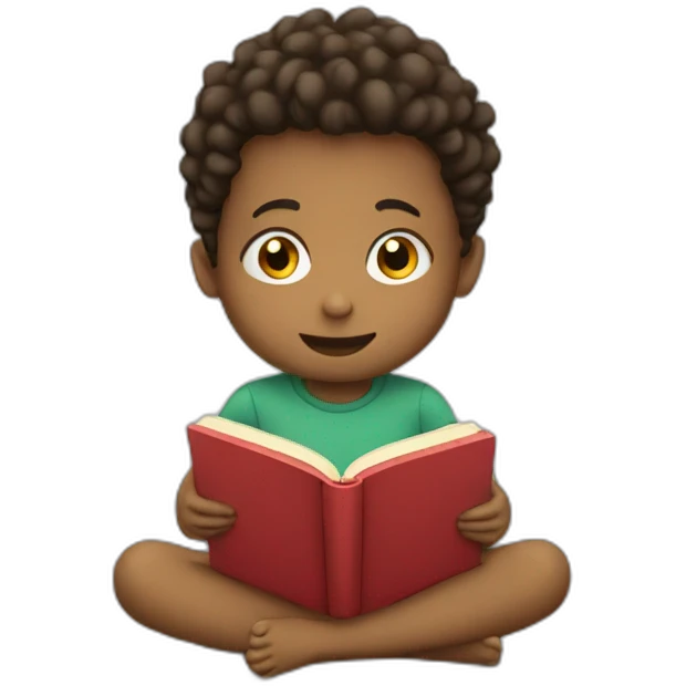 kids reading emoji