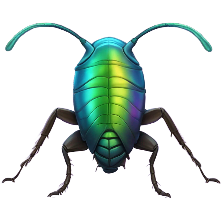 Space alien cockroaches  emoji