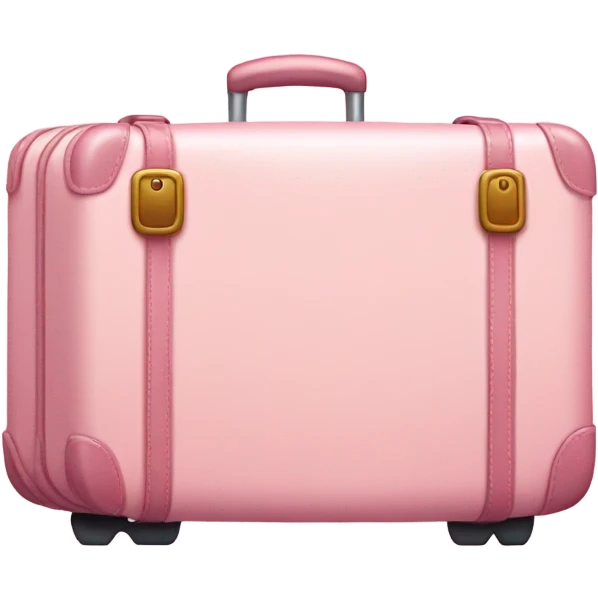 Light pink suit case  emoji