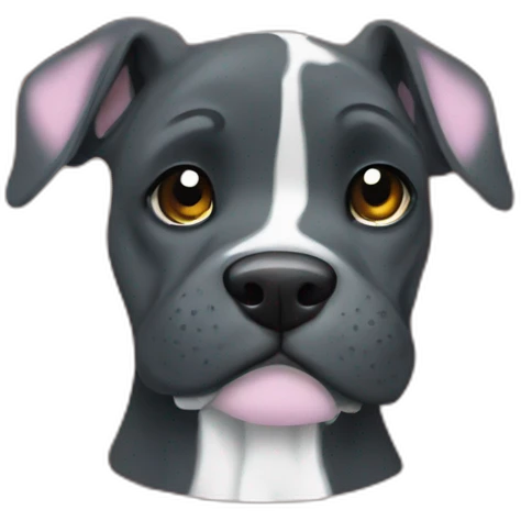 Worlds smallest Great Dane at a hand emoji