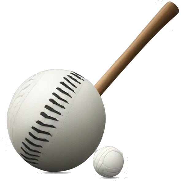 hurling white black GAA sliotar emoji