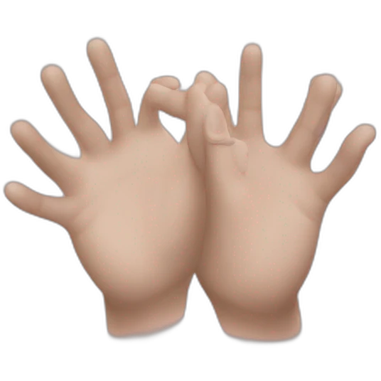 Hands-heard emoji