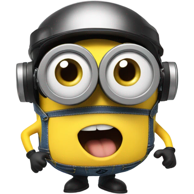 Minion with vr goggles emoji
