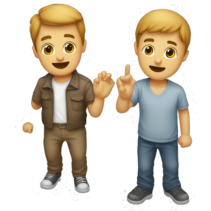 dos personas dandose las manos emoji