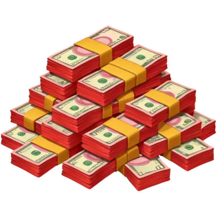 red color money emoji
