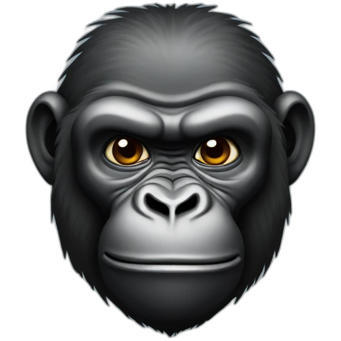 gorilla posing emoji