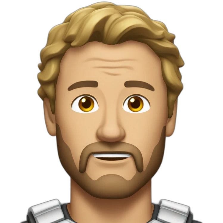 chuck noris in warrior mode emoji