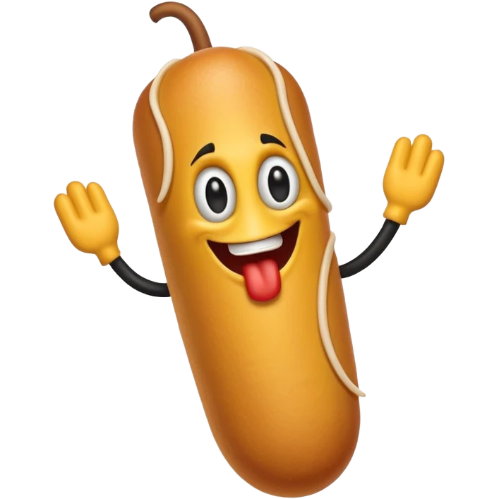 evil corndog emoji
