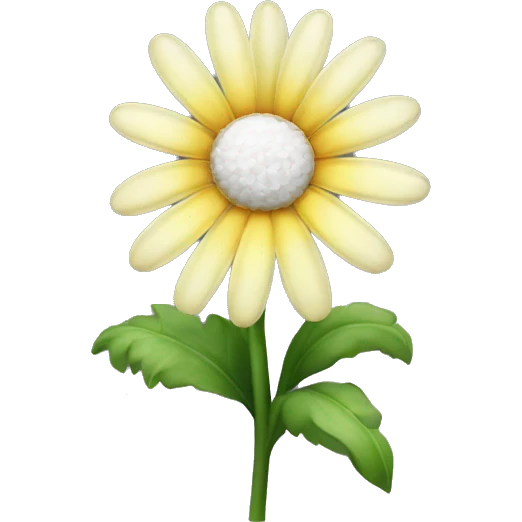 Pretty single Daisy emoji