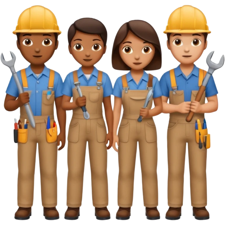 People Holding Tools emoji