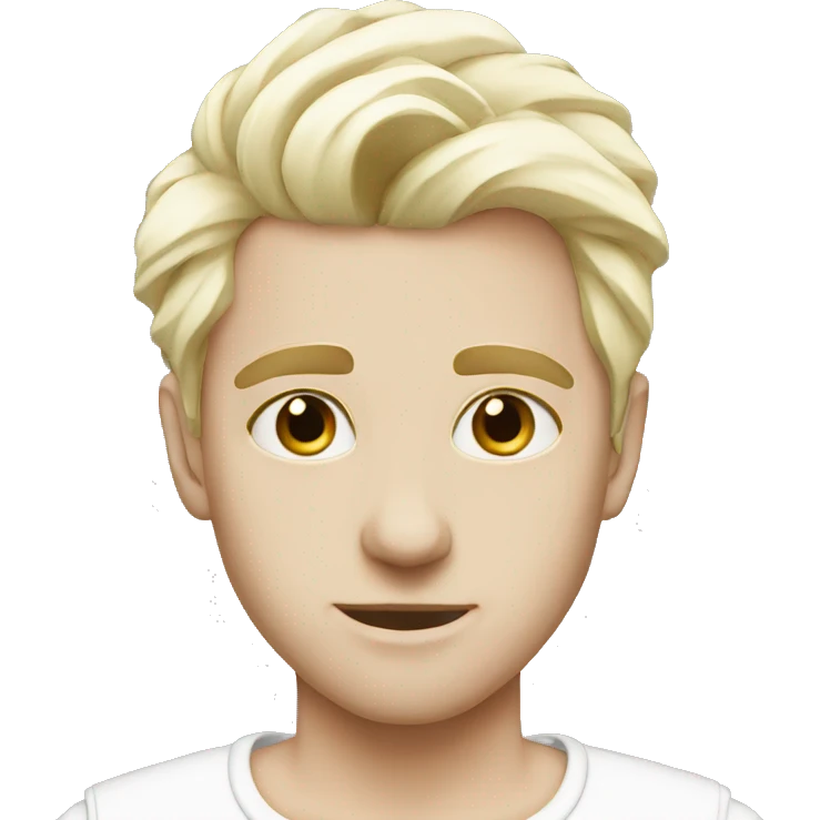 White aesthetic  emoji