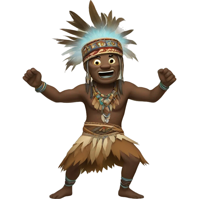 Shaman dancing emoji