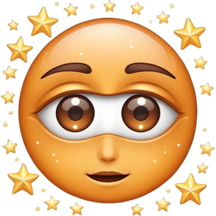 Eyes sparkling with stars(only eyes emoji 👀) emoji