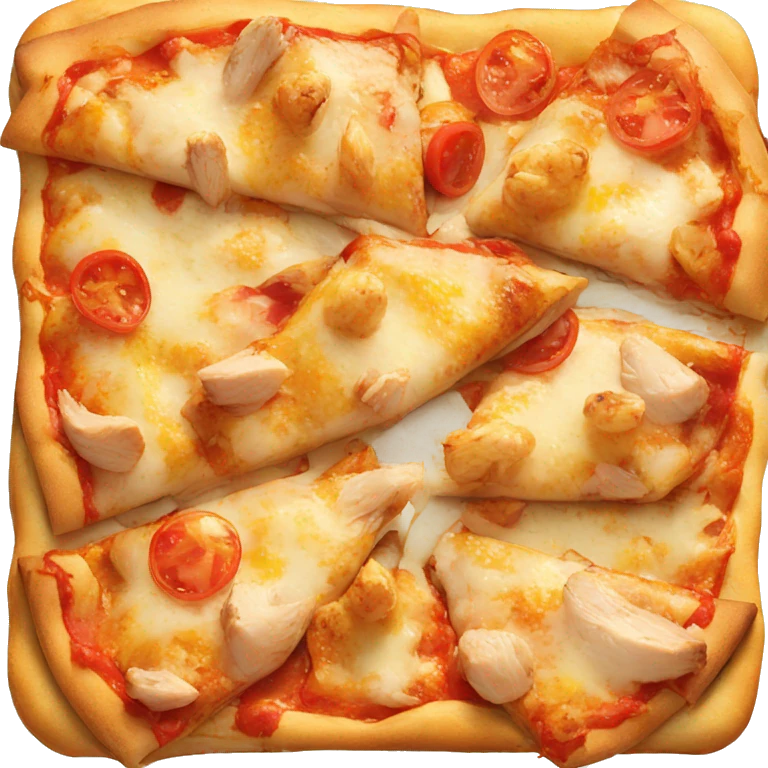 Chicken pizza emoji
