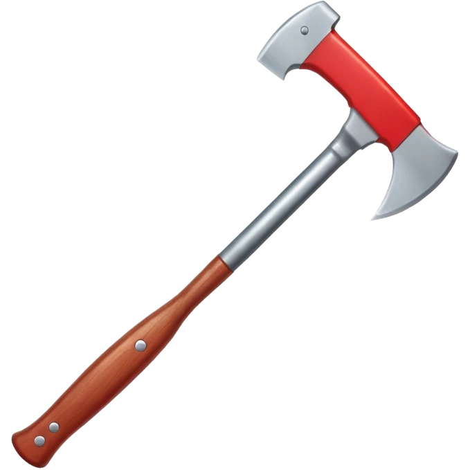 A red Axe  emoji