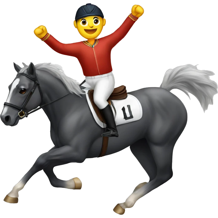 Horse win first place  emoji