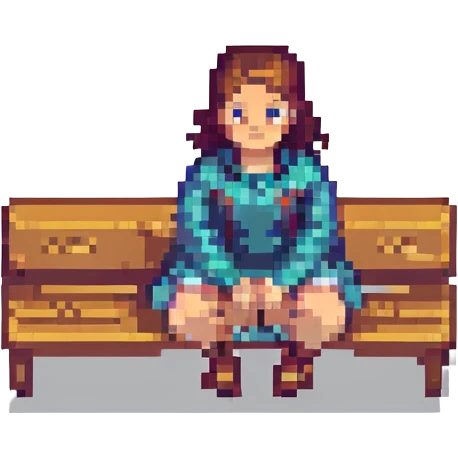 girl sitting down emoji