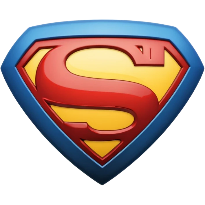 Superman Symbol batman v superman black emoji